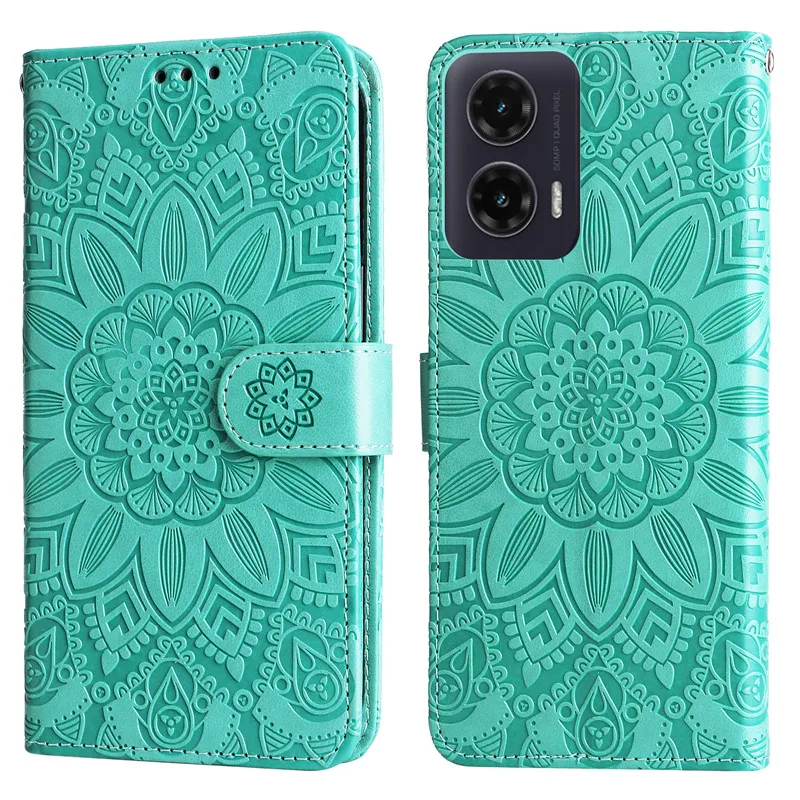Shingtomua For Motorola Moto G05 / G15 / E15 Case Wallet With Card Holder Kickstand Magnetic Soft Leather Flip Fold Cover For Moto G05 (Pink - View #5