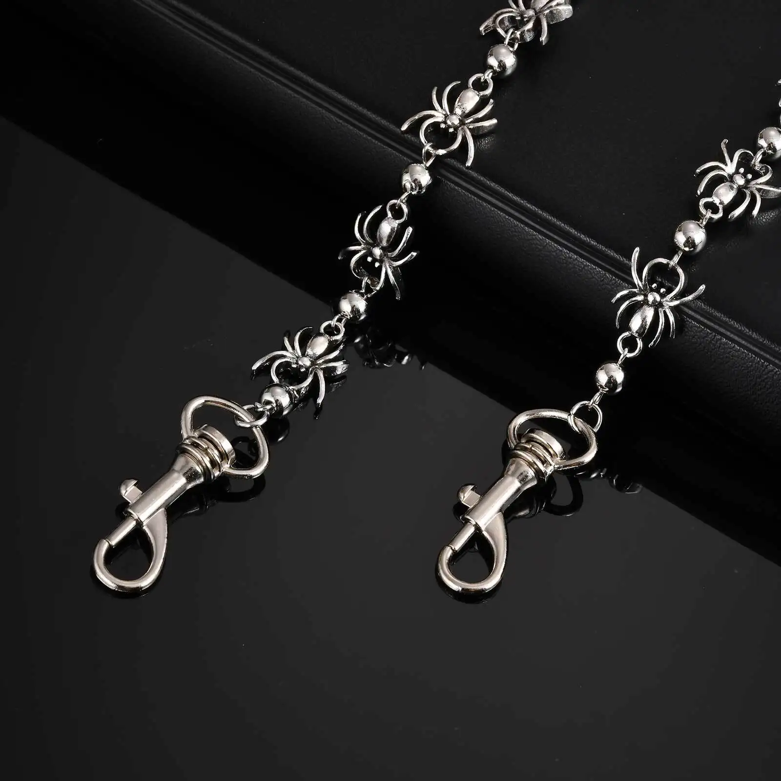 سلسلة سراويل هيب هوب المعدنية للرجال والأولاد، سلس...