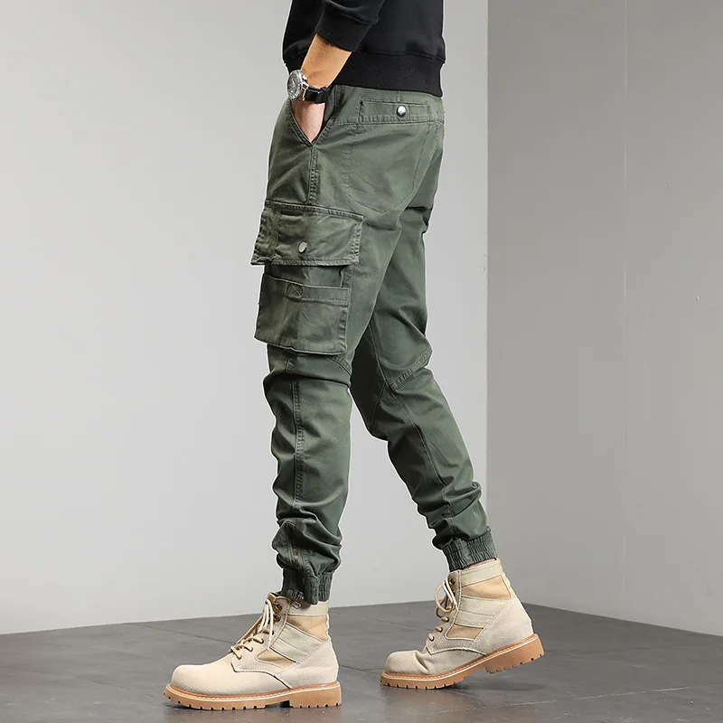 navy blue cargo pants Single Road Mens Cargo Pants Men 2022 Hip Hop Tactical Techwear Baggy Fashion Joggers Male Trousers Streetwear Casual Pants Men tactical cargo pants