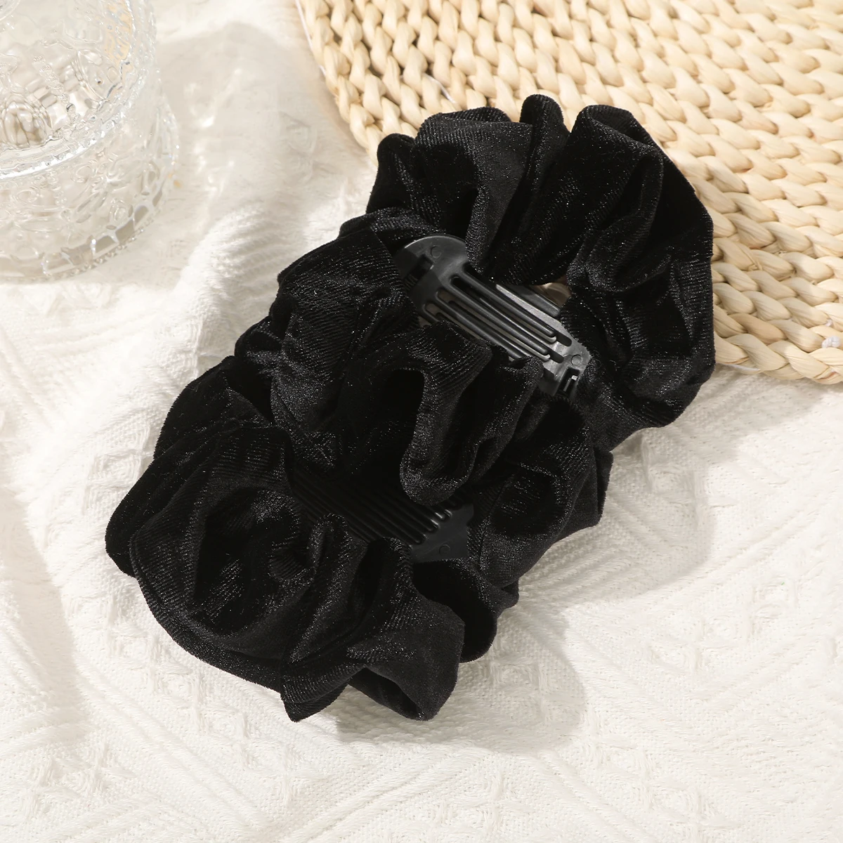 Women's Korean Hair Comb Clip Girls Summer Ponytail Holder Hairpin Black Wedding Party Hair Accessories Fashion Hair Comb Clip