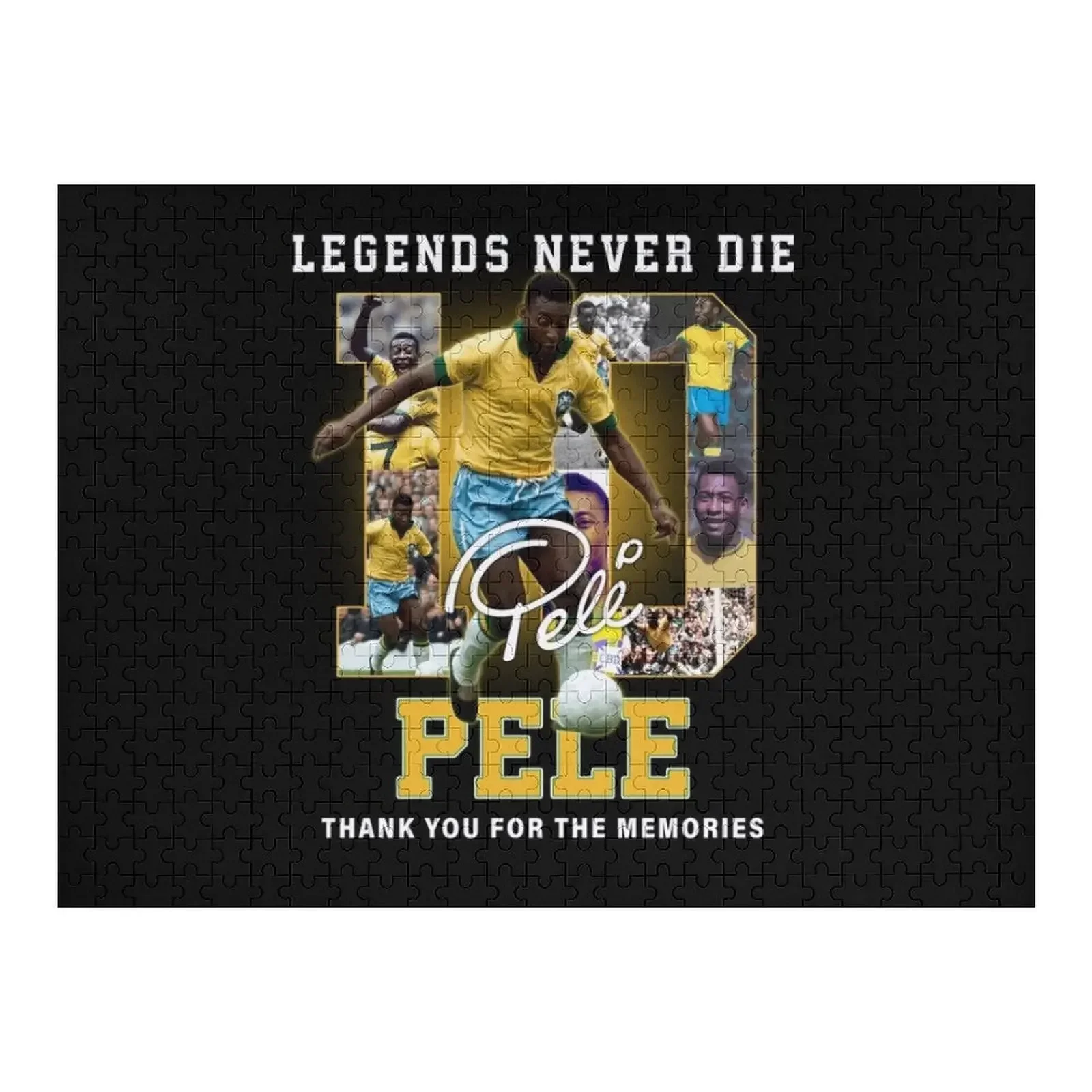 legends never die pele 10 Jigsaw Puzzle Adult Wooden Personalized Wooden Name Puzzle