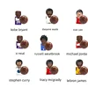 Famous Basketball Football Players Sports Star Building Blocks Sets Soccer Action Figures Bricks Cartoon  Toys Christmas Gifts 6