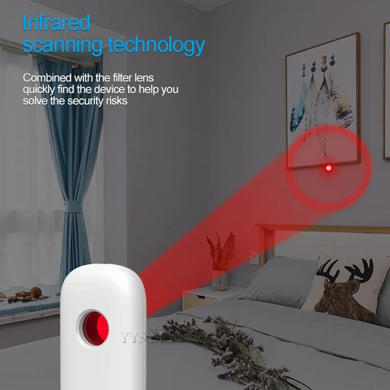 Professional Mini Hidden Camera Detector Anti Spying Gadgets Espion C&aacute;maras Detection RF GPS Bug Scanner Security-Protection