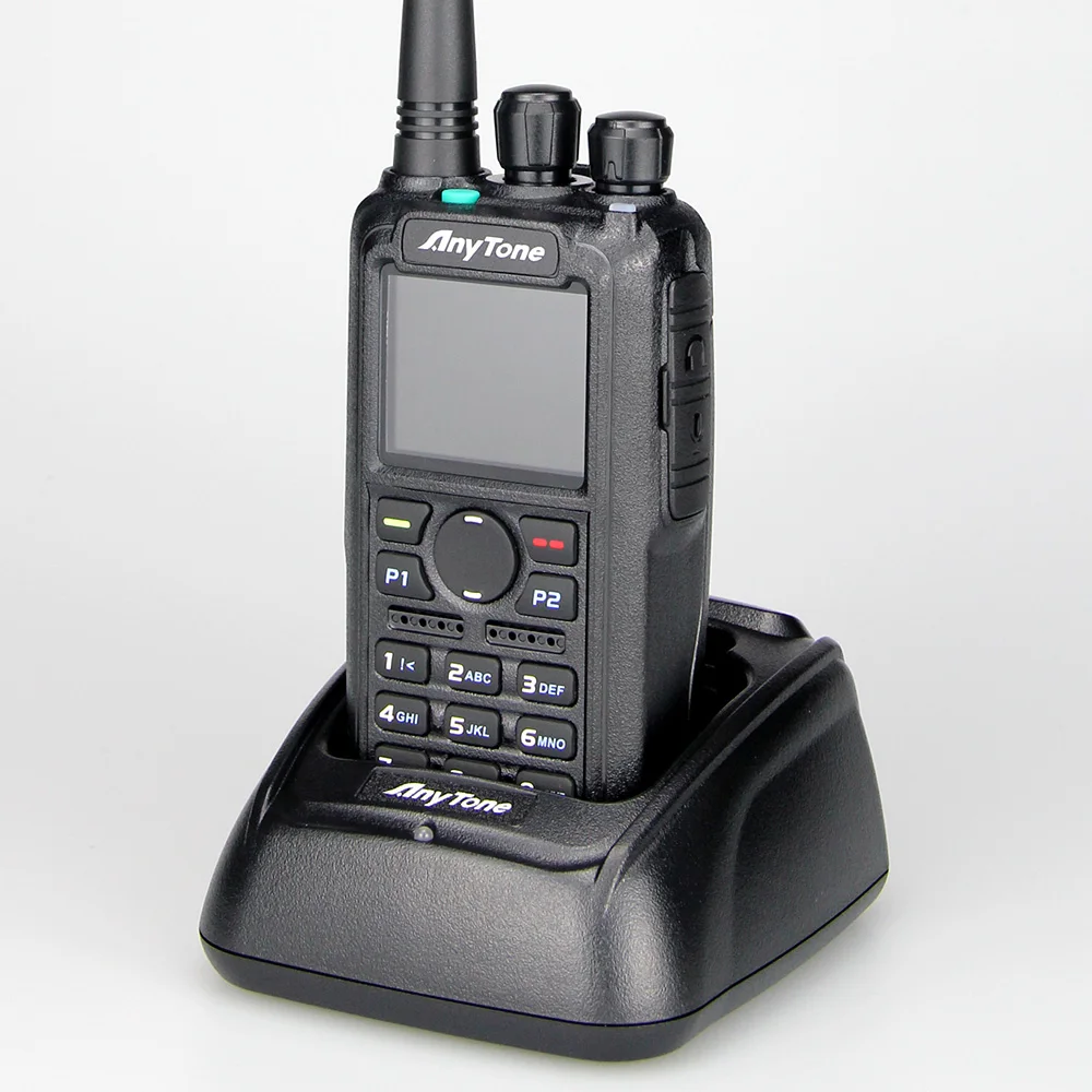 Anytone AT-D878UVII Plus DMR Radio Transmitter Dual band Portable Radio with AES256