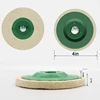 10PCS 4 Inch Car Wool Buffing Polishing Pads Felt Polishing Wheel Disc for 100 Angle Grinder Buffer Bore Dia Buffing Wheel  Pads 5