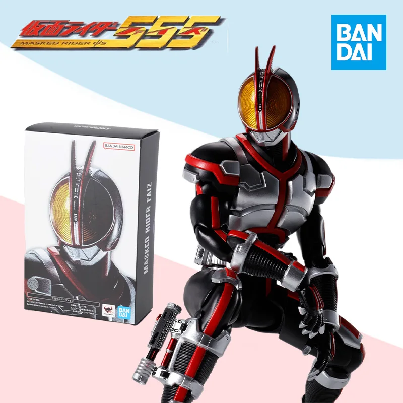 Bandai Оригинальный S.H. Фигуртс SHF SHINKOCCHOU сеикоу Каменский Райдер FAIZ 555 полный набор моделей аниме готовая игрушка подарок для детей