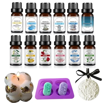 10ml Fragrance Oil for Candle Soap Making Essential Oils 33 FLAVOR for Diffuser Sleep Bath Soap SPA DIY Scented Candle Perfume 1