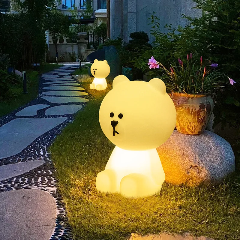 

Nordic Atmosphere Decorated Children's Room Big Bear Light Network Explosion USB Charging LED Night Light 3 Colors /7 Colors