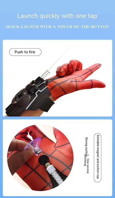 Ml Ations-spider-man Web Shdoms Pour Enfants, Lanceur De Poignet,  Accessoires De Cosplay, Gants Peter Toe, Cadeau D'accessoires, Extrémités  Spiderman - Action & Figurines - AliExpress