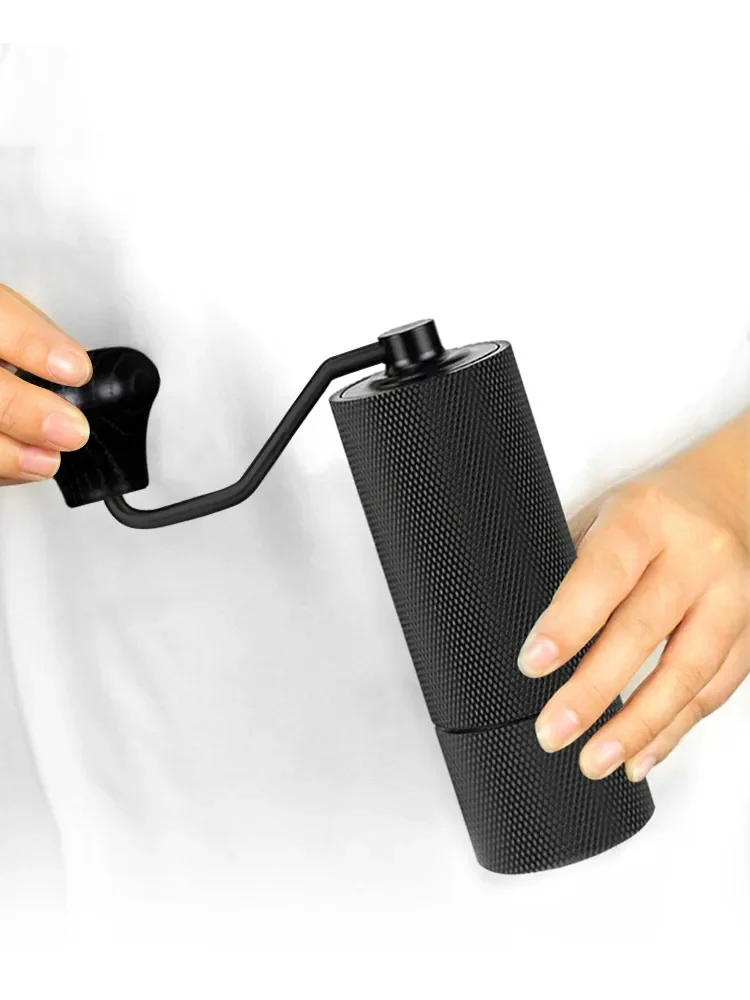 New Manual CNC Coffee Grinder Burr Inside High Quality Handle Design Portable Hand Grinder With Double Bearing Adjustable - Image 3