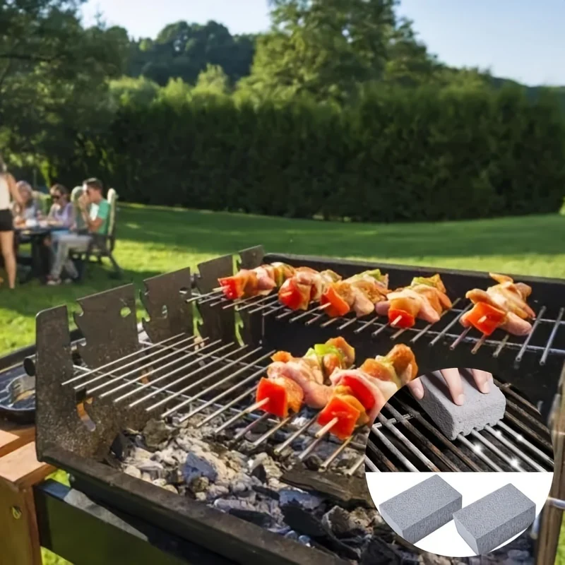 Grill Brush Clean Your BBQ Grill with This BBQ Grill Cleaning Brush Brick