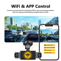 4 Channel Dash Cam wifi dashcam for car dvr Video Recorder Night Vision 24H Parking Monitor Black Box 360° Car Recording Camera - Image 3