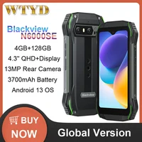 Blackview N6000SE Rugged Smartphone Mini 4.3'' Display MTK Octa Core 4GB RAM 128GB 13MP Camera 3700mAh Android 13 Mobile Phone 1