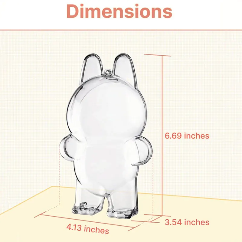 Transparent Protective Case - Clear Dustproof Scratch-Resistant Armor Cover