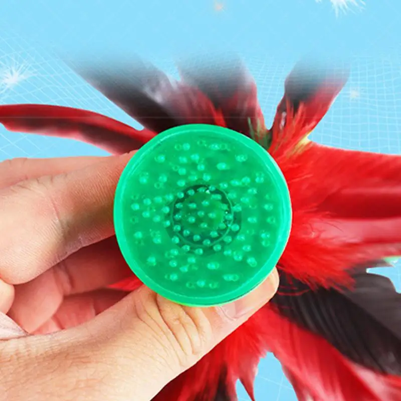 Jianzi Shuttlecock Kick Shuttlecock Chinese Jianzi Colorful Feather Kick Shuttlecock Indoor Outdoor Game Interactive Foot Sports Toy