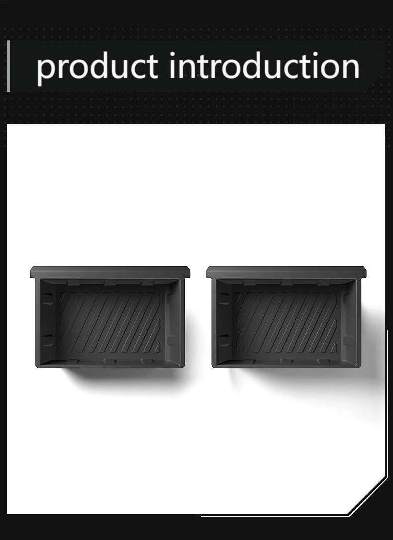 For Tesla Model Y 2021-2024 2025 Juniper Under Seat Storage Box Car Accessories