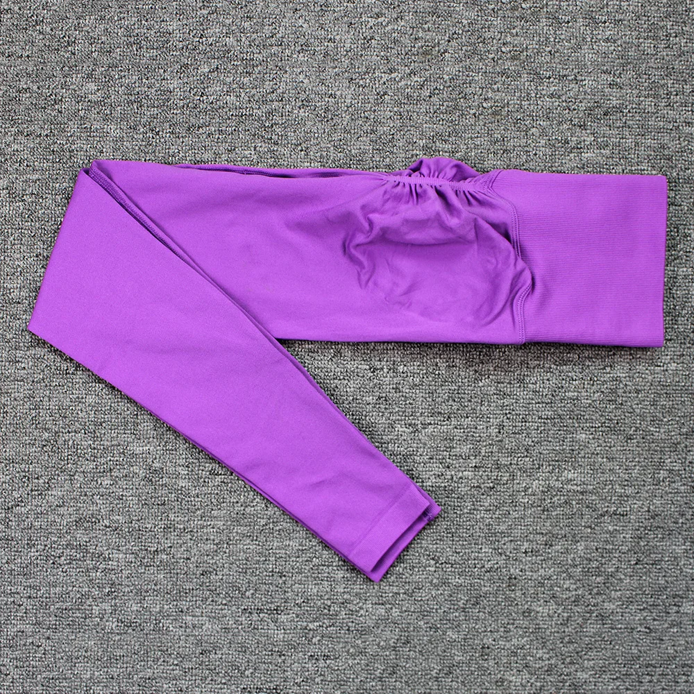 Sports Leggings 2In1 Seamless Push Up Sport Leggings For Women High Waist Tummy Control Gym Workout Fitness Tights Stretchy Peach Butt Yoga Pants