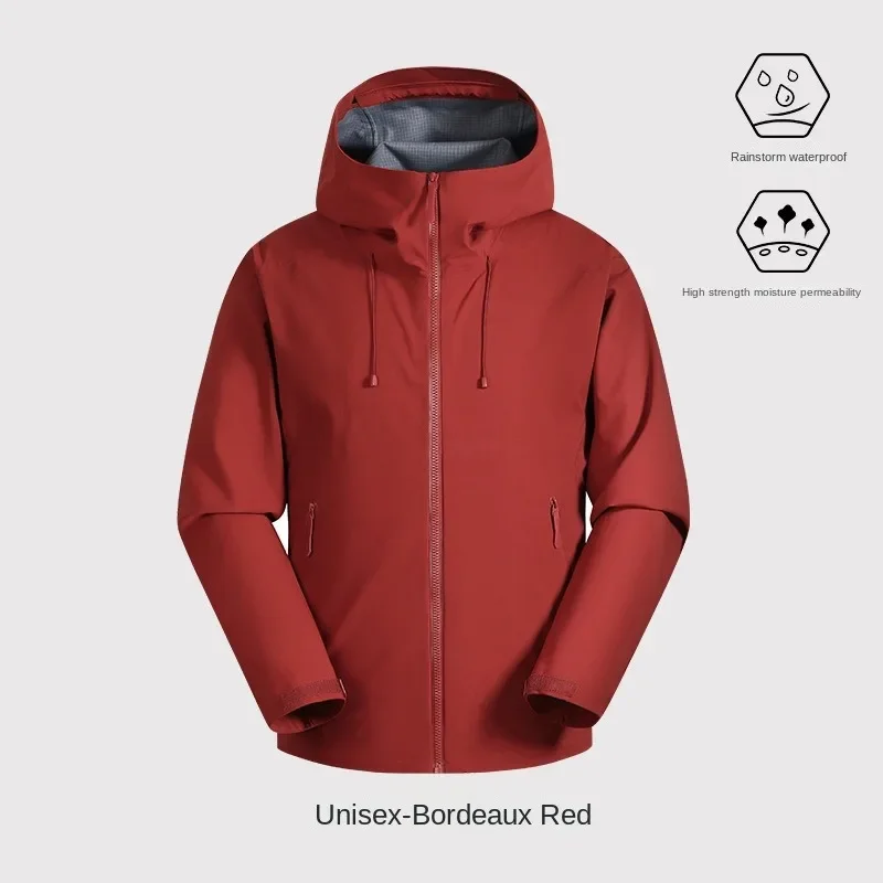 Men's and Women's All-weather Mountaineering Jackets Waterproof High-transparency Soaking Steam Customized
