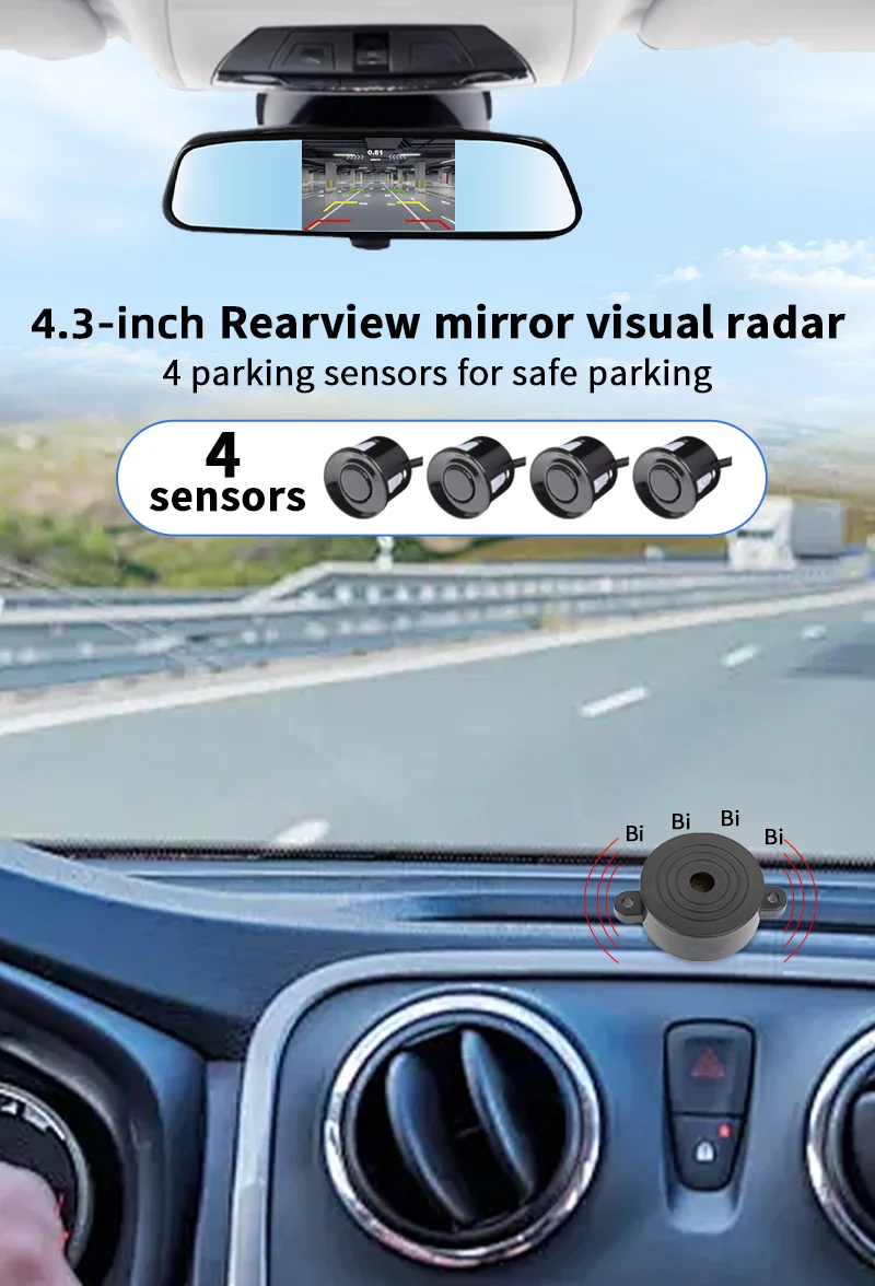 parking sensor kit components