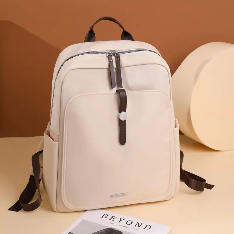 Shoulder Backpack for Women Korean Fashion Simple Large-capacity Shockproof Business Laptop Bag College Students Schoolbag