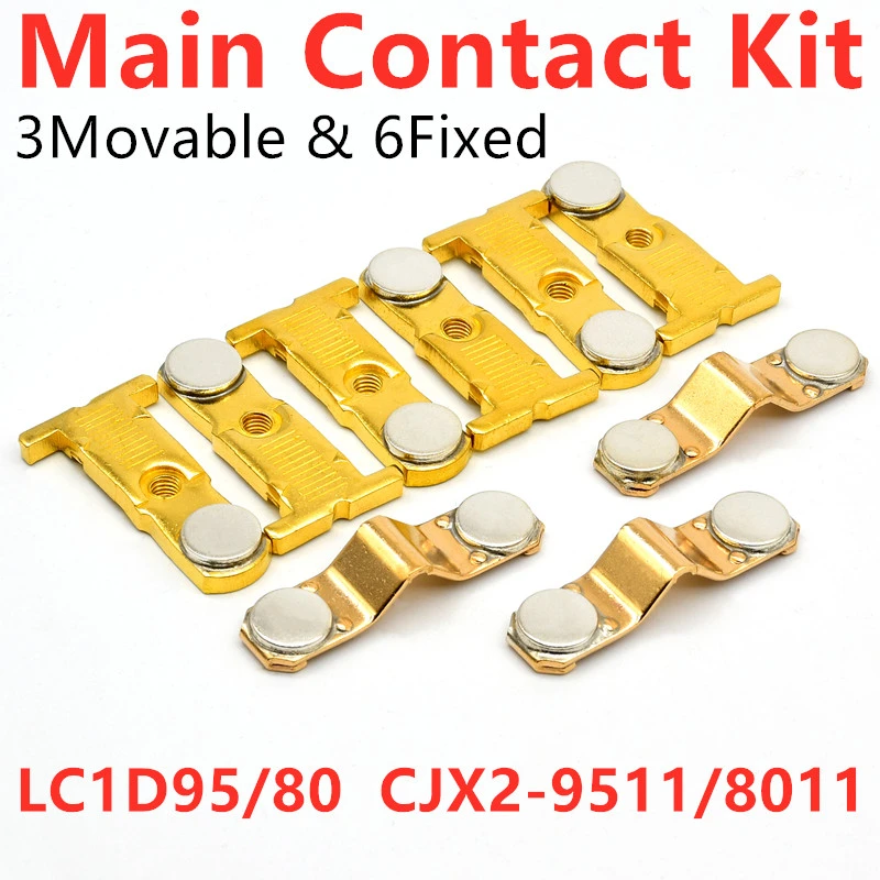 Main Contact Kit for LC1D95 LC1D80 CJX29511 CJX28011 Moving And Fixed