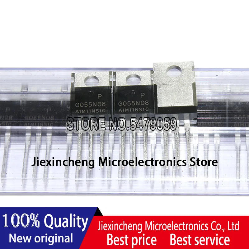 10PCS HYG055N08NS1P G055N08 HYG055N08N TO-220 80V 120A 187.5W MOSFET TO220 100%