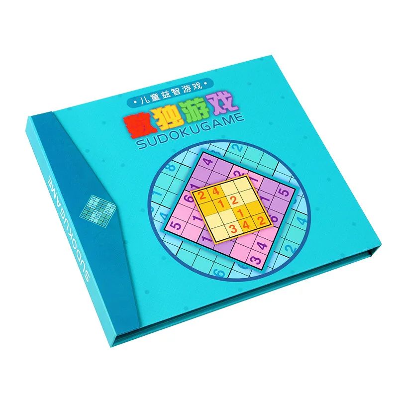 Sudoku Game 4 in 1 Magnetic Wooden Sudoku Game Book Preschool Early Learning Kids Educational Math Toy Puzzle Gift Sudoku 5