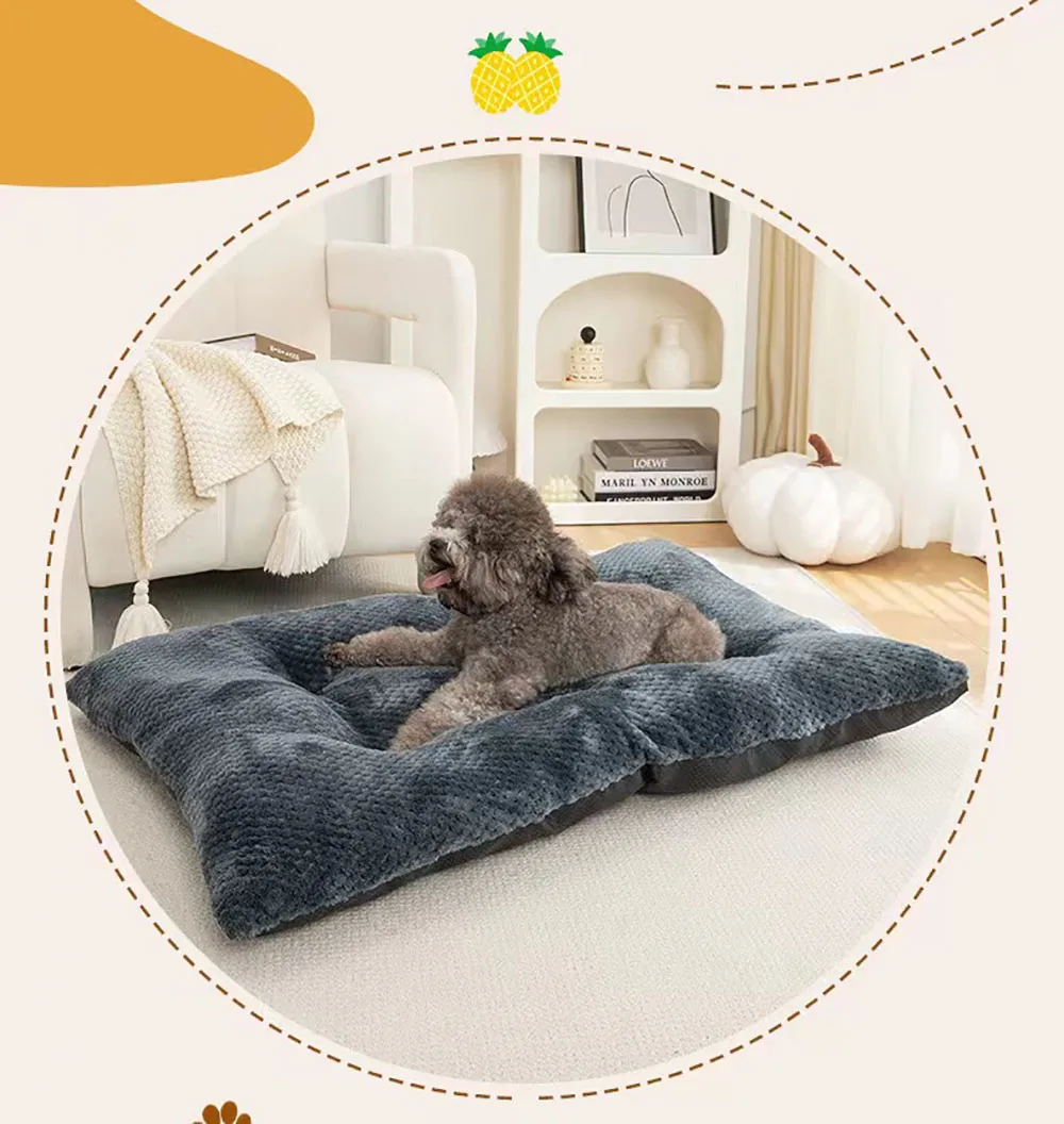 Sb3578f5587fe4119a4c6a05faddc14a6g.jpg Higher Quality Cat Dog Bed Mats Dog Cat Accessories Machine Washable Dog House Kennel for Pet Warm Sleep Dog Puppy Cat Supplies