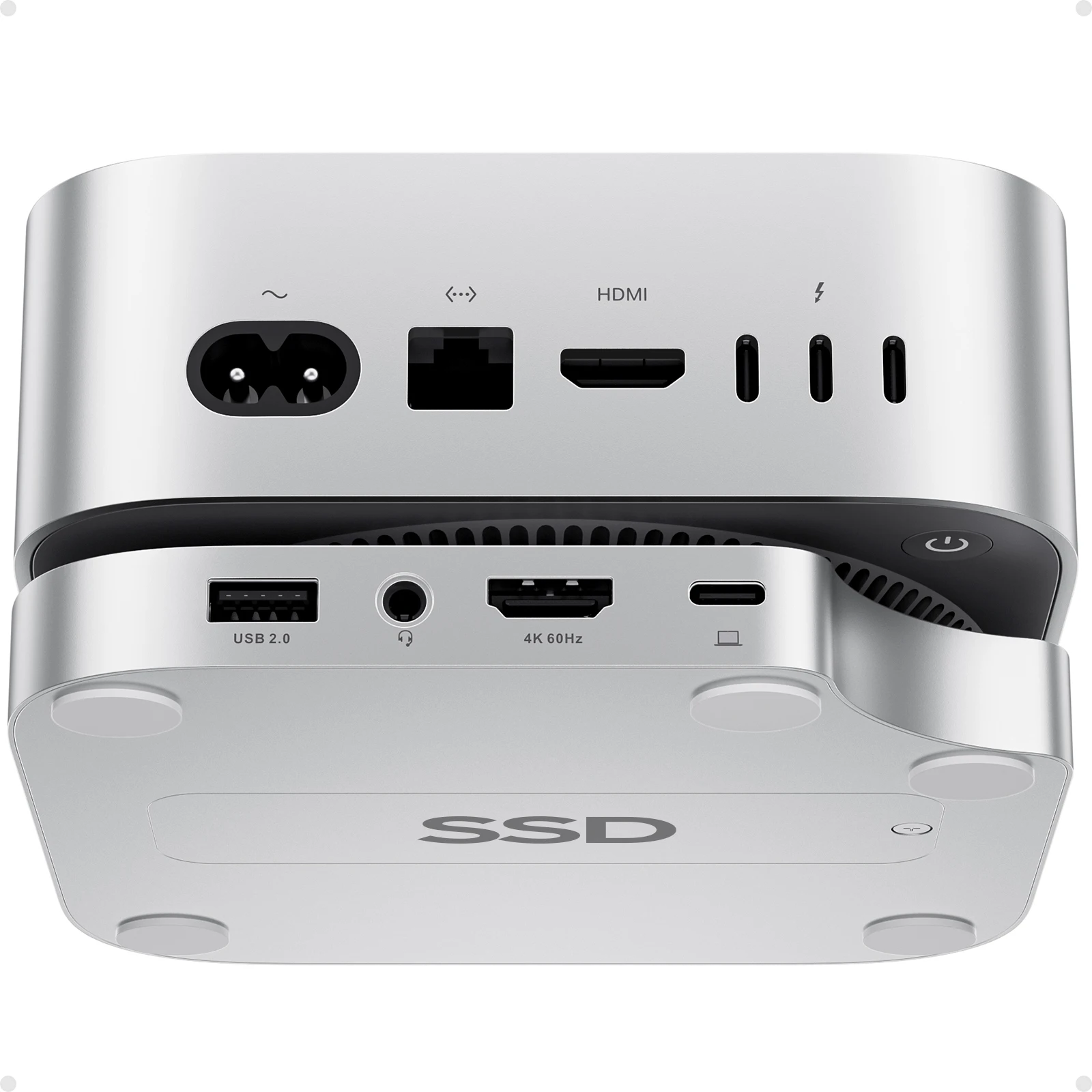 ⭕新品【STAND HUB FOR 2024 MAC MINI M4・M4PRO Enhance Your Workspace with the 2024/M4 Mac Mini Hub & Stand