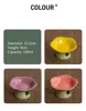 Cute Ceramic Cat Bowl Non-slip Flower Shape New High Foot Dogs Puppy Feeder Feeding Food Water Pet Supplies Cat Food Bowl 4