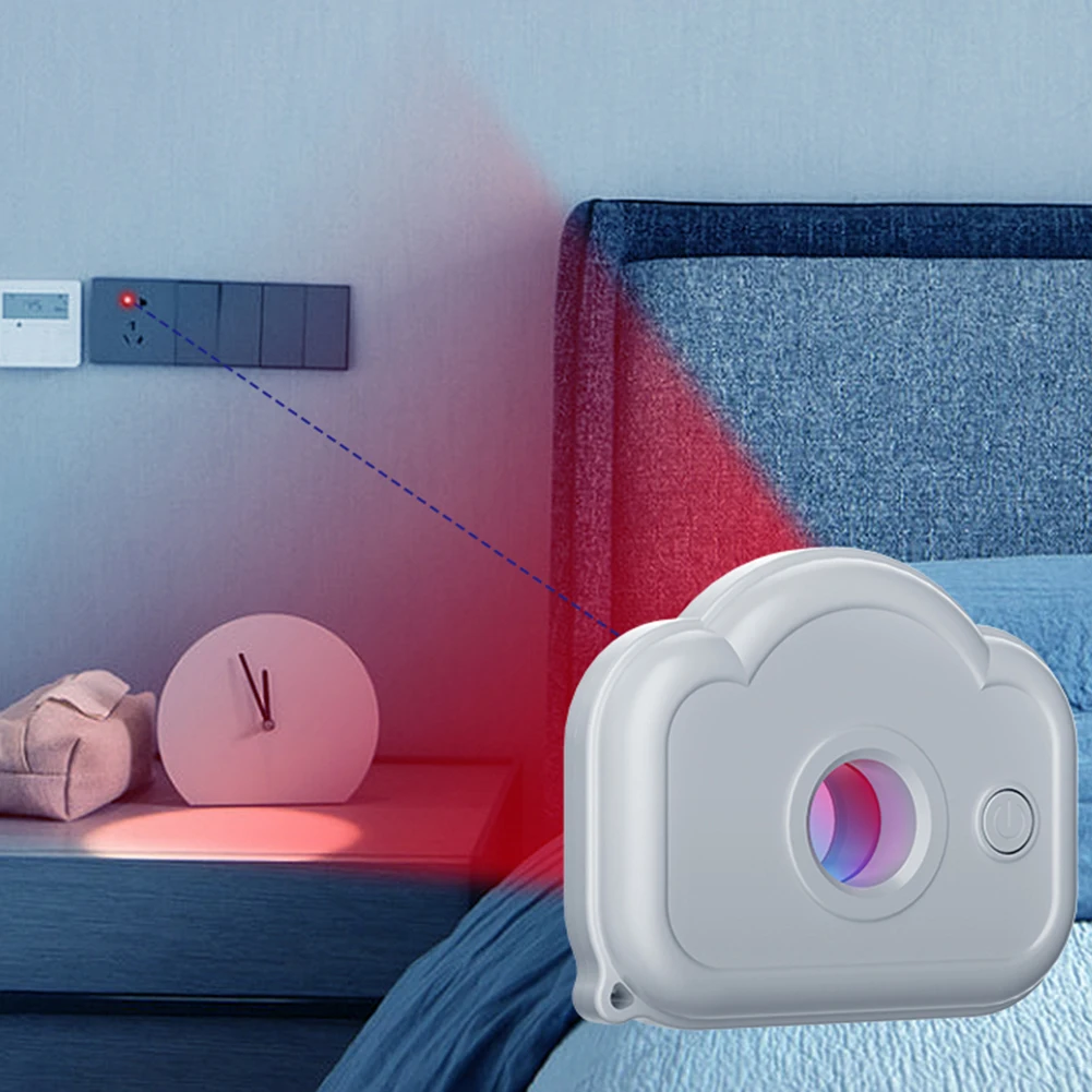Anti-Sneak Camera Detector Portable Anti Candid Pinhole Camera Tracker Anti-spy Detector for Outdoor Travel Hotel Rental