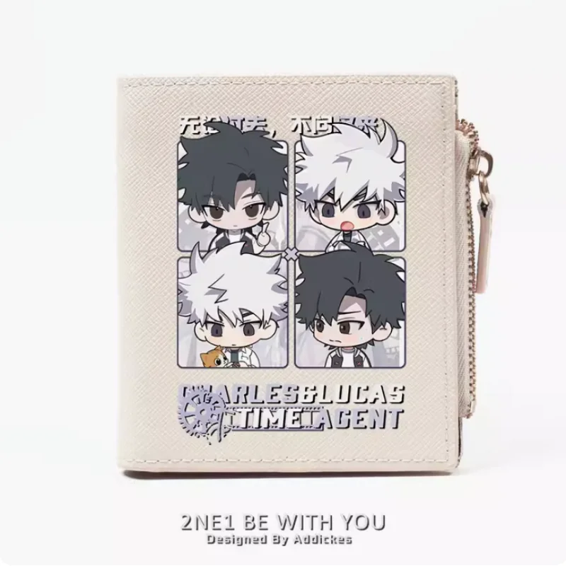 Anime Link Click Charles Lucas Fashion Wallet Pu Purse Card Coin Zipper Money Bag Cosplay Gift B374