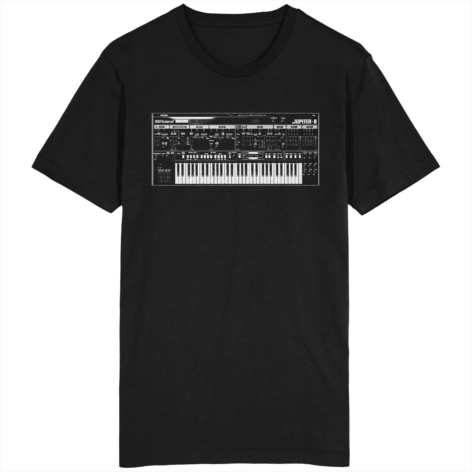 Roland Jupiter T Shirt Sintetizzatore Analogico Synt Retro 303 909 Moog
