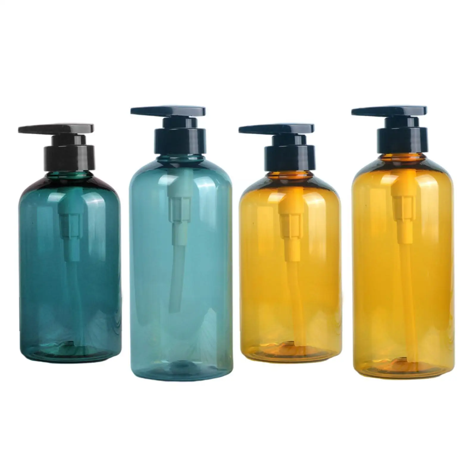 

300/500ml Soap Dispenser Bottle Empty Bottle Pump Plastic Gel Liquid Shower Shampoo Bottle Dispenser Bathroom Conditioner