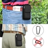 Tactical Cell Phone Pouch Holster Free D Shaped Buckle Protable Wallet Card Waist Pack Outdoor Sports Nylon Carrying Case 3