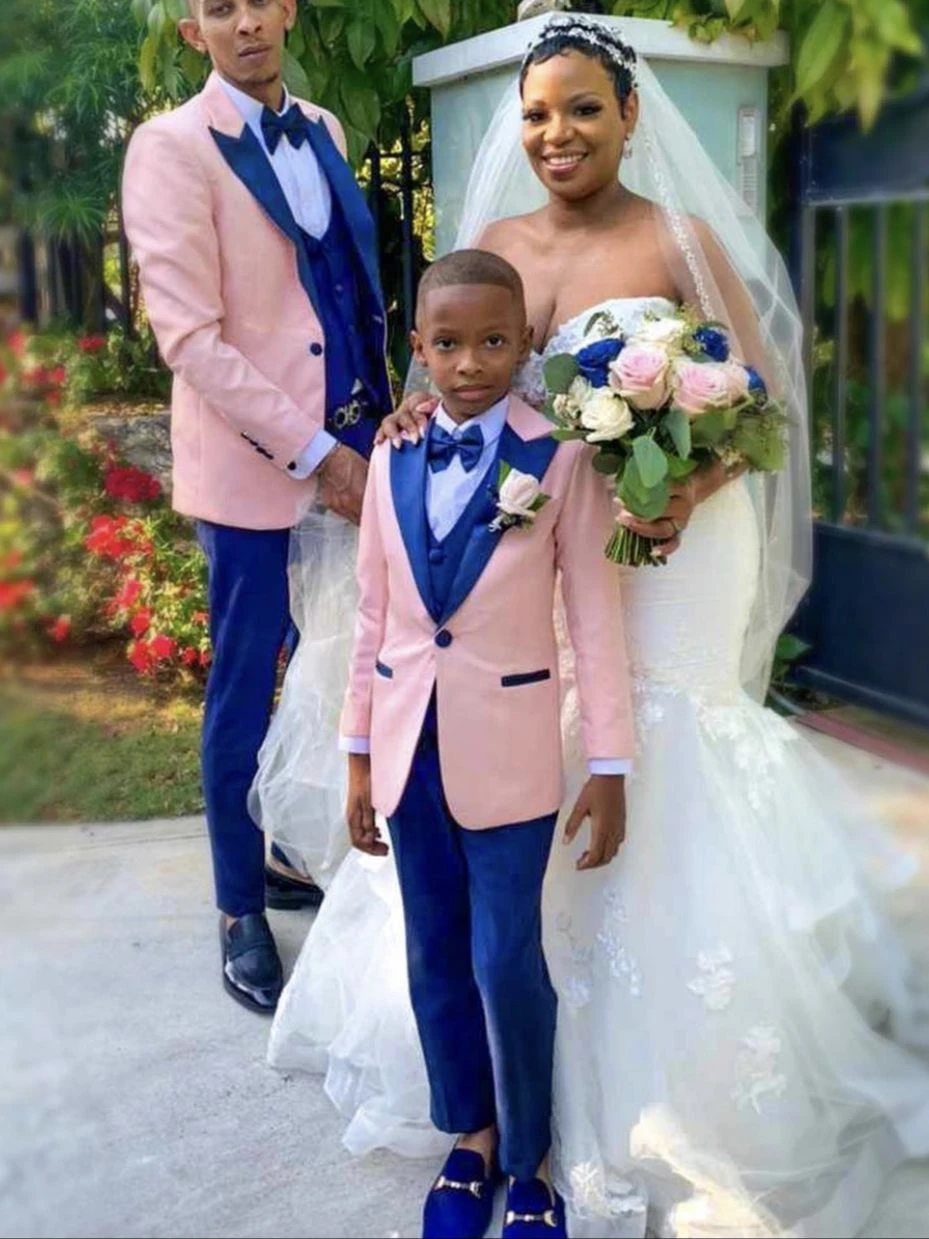 ring bearer outfit pink