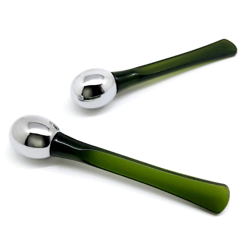 

Eye Roller Massage Stick Eye Cream Applicator Cosmetic Spatula Anti Wrinkle Facial Spoon Gold Alloy Face Thin Skin Care Tool