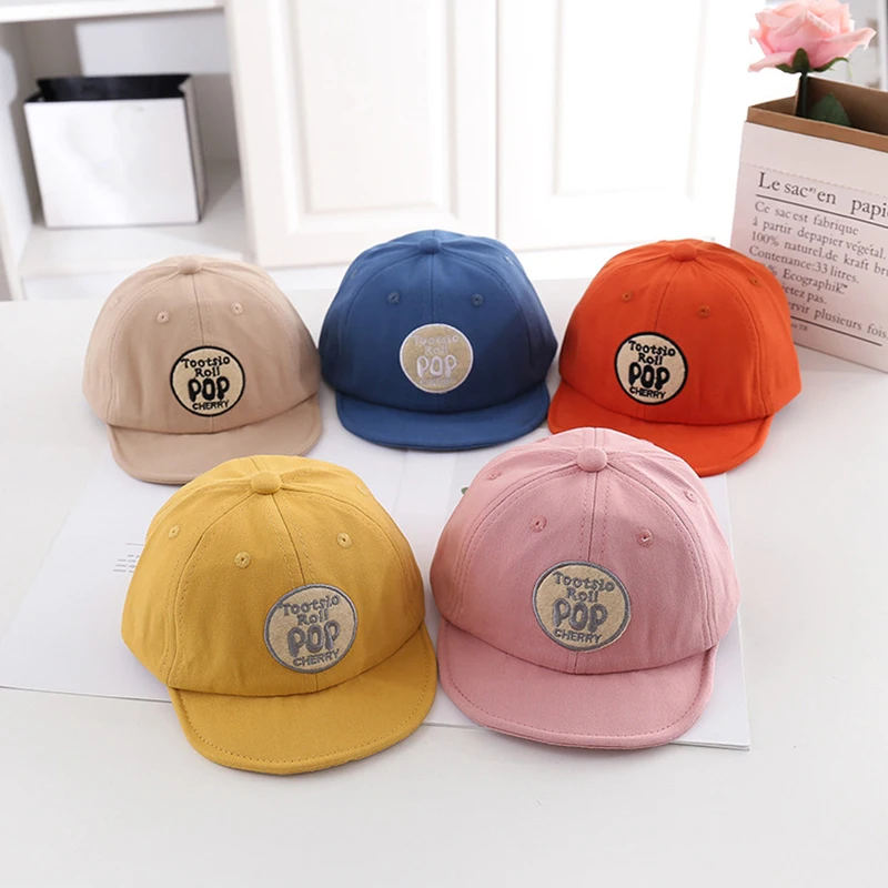 

Baby Baseball Hat Cotton Letter Embroidered Hat For Infant Adjustable Newborn Baseball Caps Boy Girl Outdoor Sun Hat Baby Goods