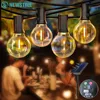 Solar Outdoor String Lights 10M 7M G40 Globe Patio Lights Solar Powered Shatterproof Hanging Lights for Porch Garden Backyard 1