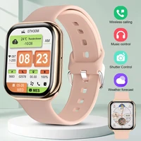 Men Lady Gift 2025 Smart Watch Smartwatch BT Call Waterproof Heart Rate Monitor Touch Dial Music Fitness Tracker Sports Watches