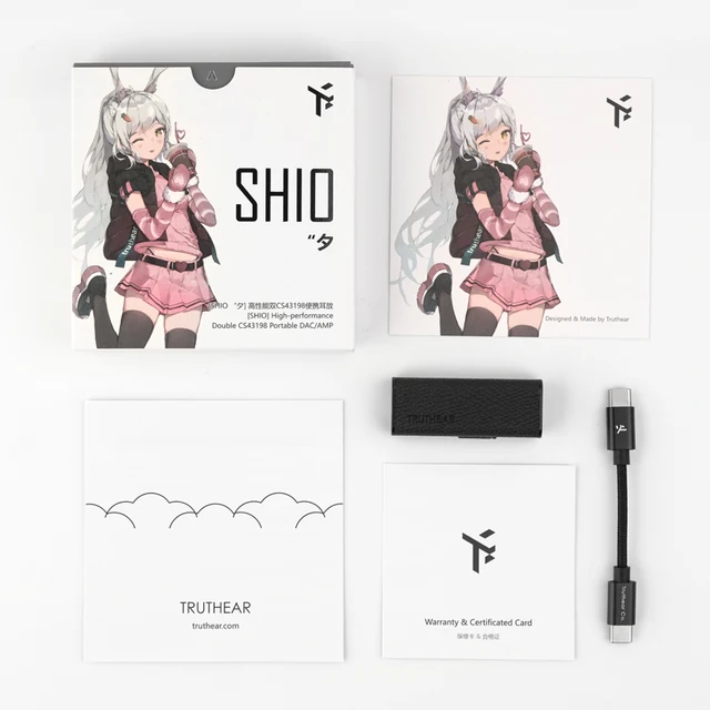 Truthear SHIO는 듀얼 무손실 휴대용 DAC 앰프입니다.