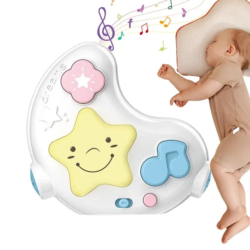 

Crib Mobile With Music Remote Control Kid Bed Soother Toy With Light Mood Projector Function Nursery Toy With 108 Melodies For