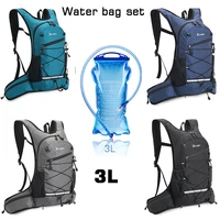 Bicycle Water Bag Set 3L Water Bladder Rucksack Outdoor Sports Knapsack MTB Cycling Hiking Climbing Running Hydration Backpack 1
