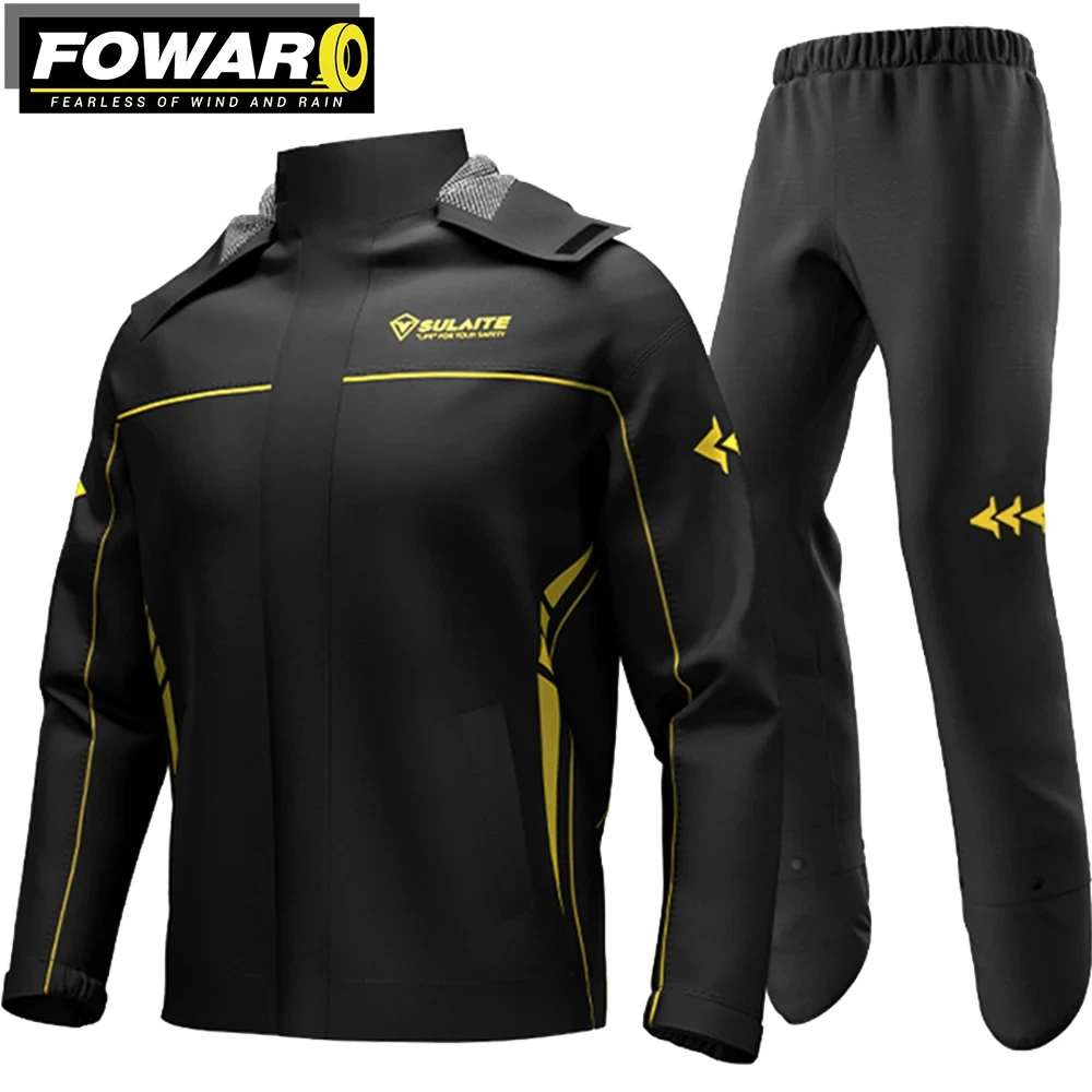 Motorcycle Raincoat Set Motocross Breathable Comfortable Reflective Rain Coat Motorcycle Waterproof Clothing Rainy Days motorcycle raincoat raincoat suit bike raincoat