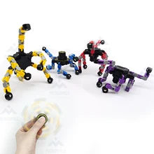 

DIY Deformed Fidget Spinner Chain Toys For Children Antistress Hand Spinner Toys Adult Stress Relief Sensory Gyro Gift For Child