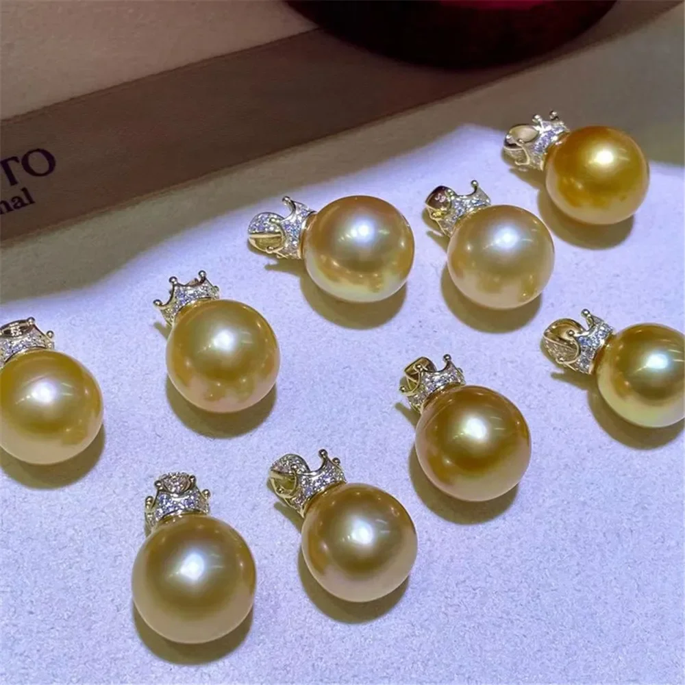 DIY 진주 액세서리 S 펜던트, 빈 골드 실버 목걸이 펜던트, 8-12mm 원형 D404 에 적합