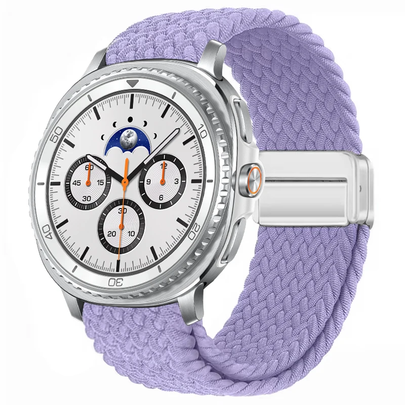 Braided Nylon Solo Loop Bracelet - Magnetic Sports Strap