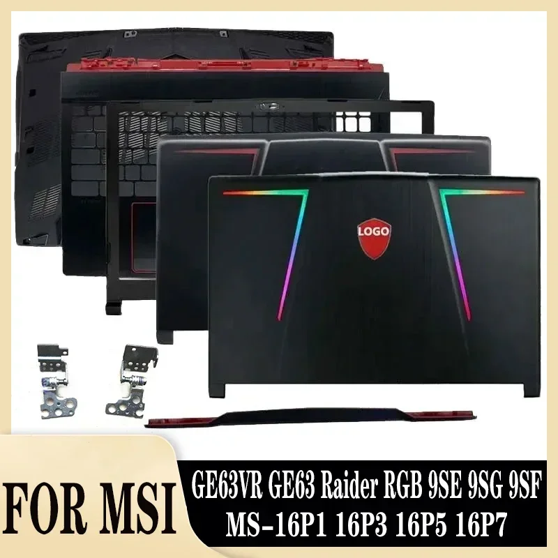 Coperchio Posteriore LCD + Cornice + Cerniere Per MSI GE63 Raider RGB MS-16P5 15.6''