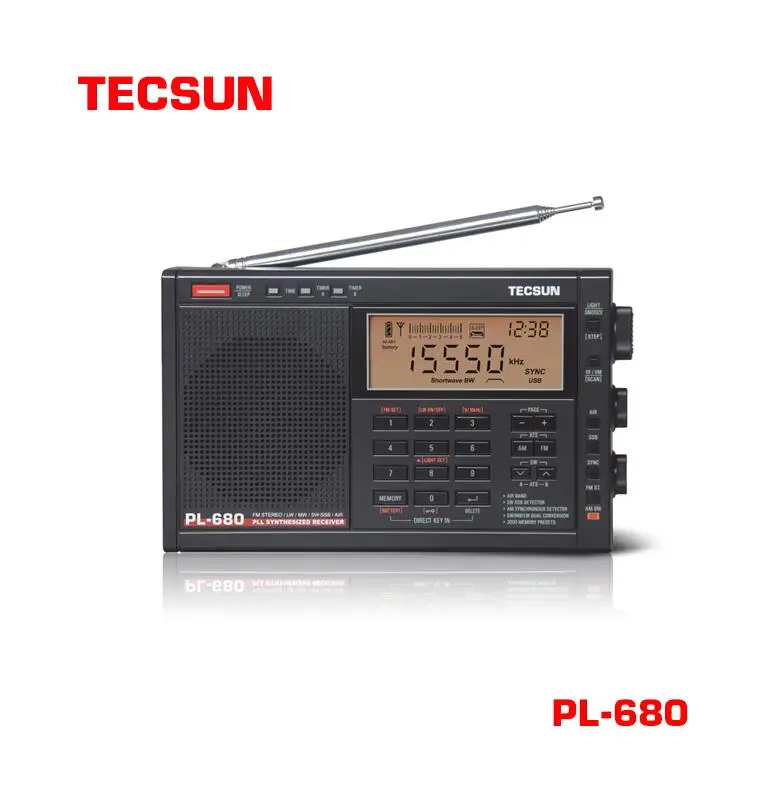 

Original Tecsun PL-680 Radio FM Digital Tuning Full-Band FM/MW/SBB/PLL SYNTHESIZED Stereo Radio Receiver Portable Speaker