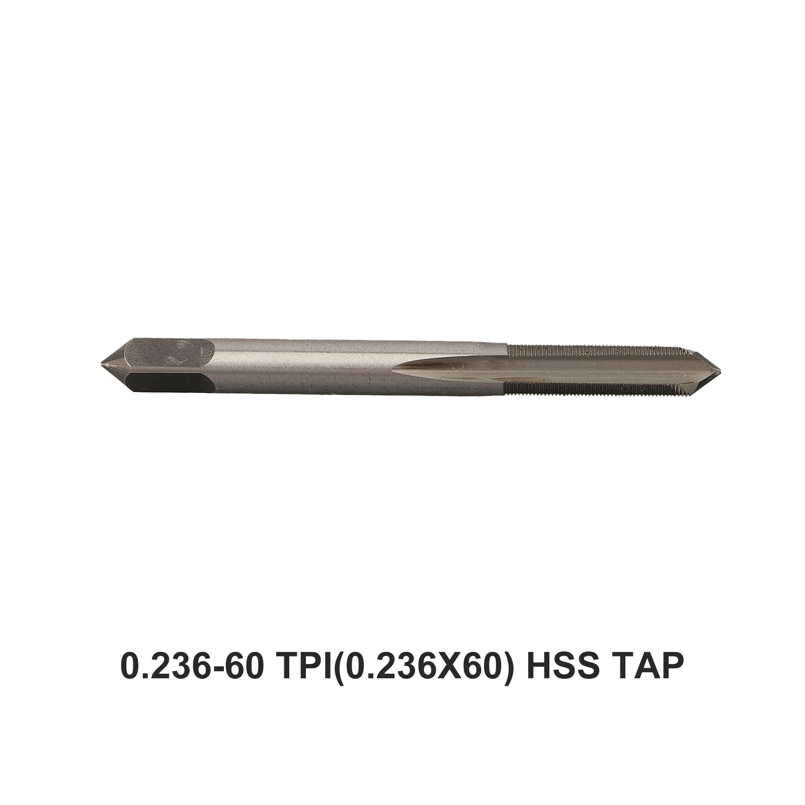 0.236인치 x 60 TPI 표준 공구 장비와 호환되는 72mm 전체 길이의 고속 강철 탭